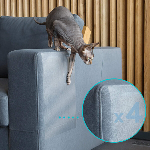 ScratchProtect™ Transparent Furniture Protector for Cats