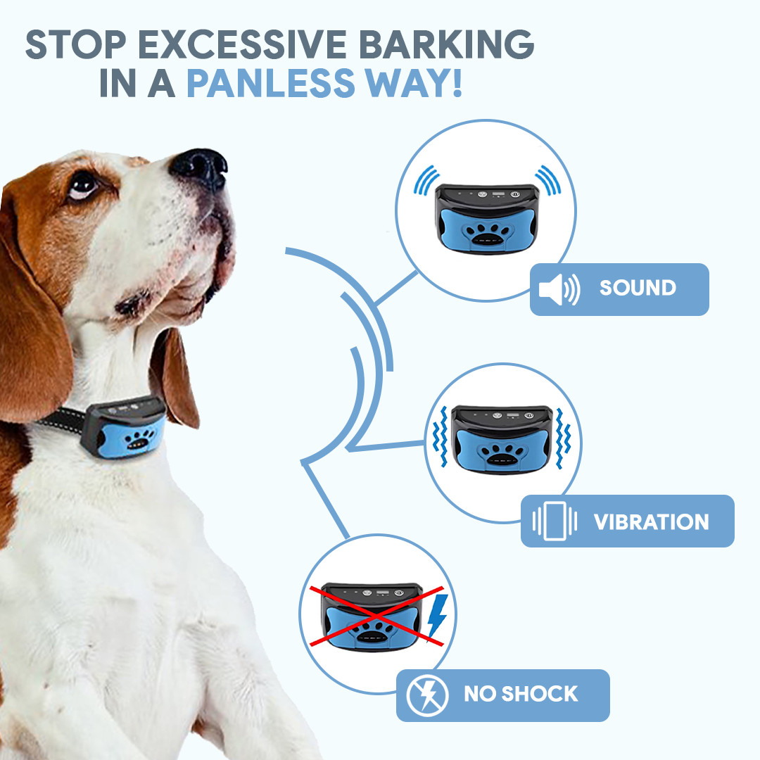 Electric shock bark collar for dogs hot sale