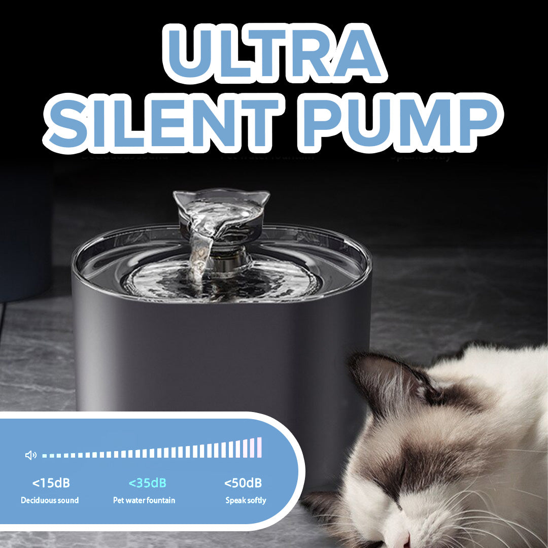 Cat Drinking Fountain with Waterflow™ Filter