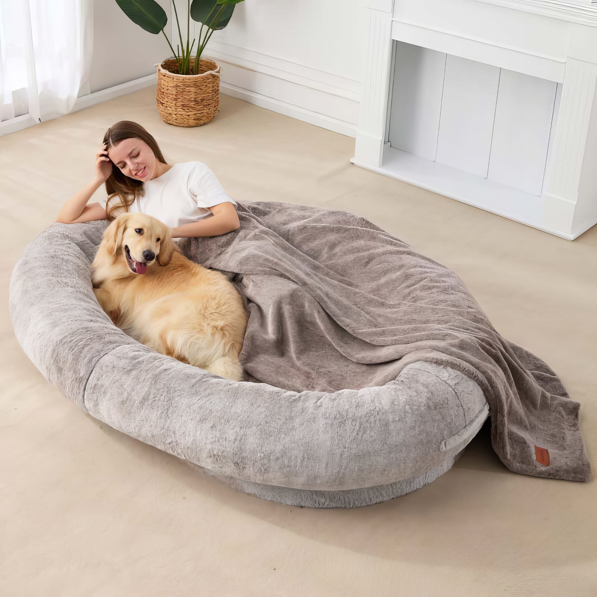 The Original Calming Dog Bed for Humans - PupsDream