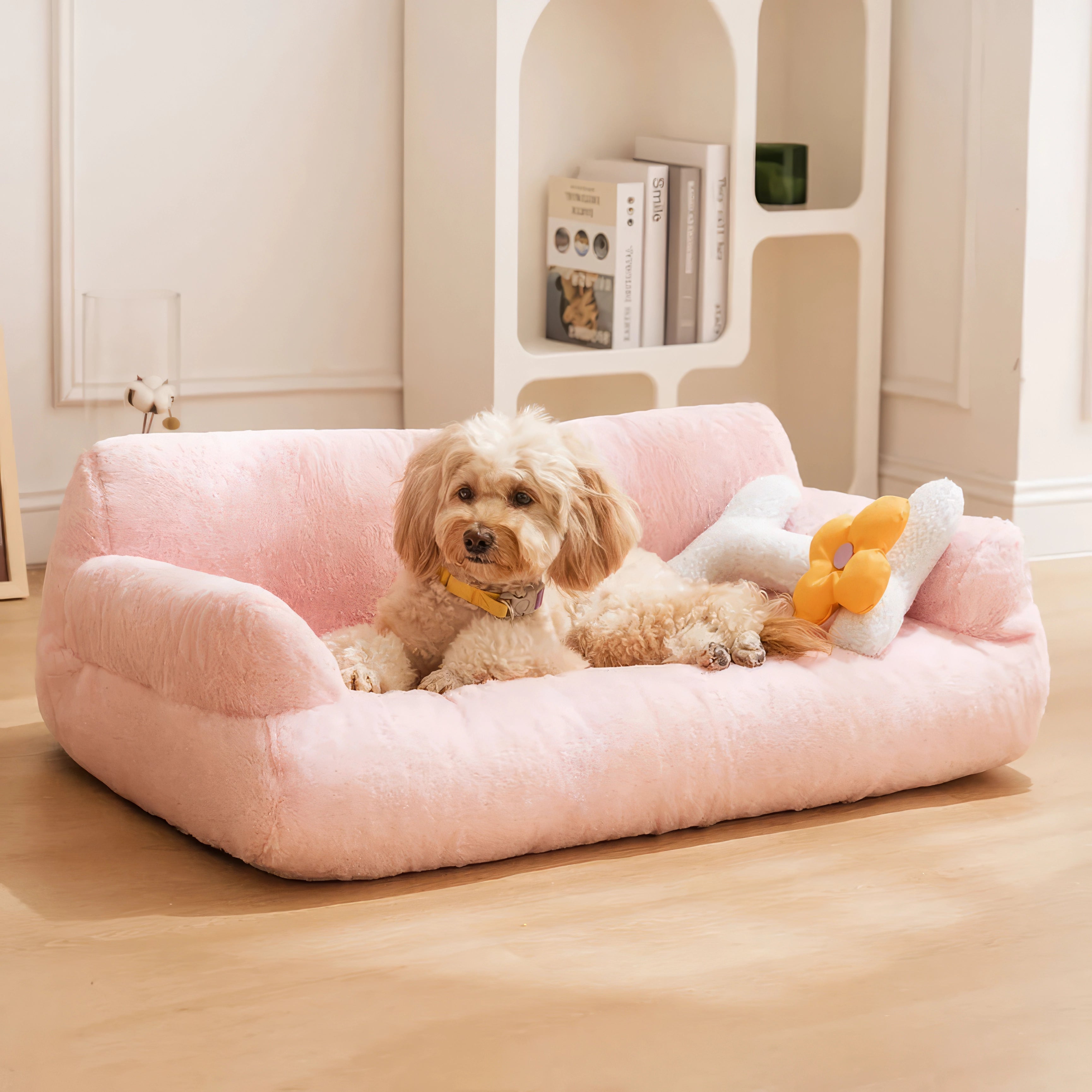 Calming Plushy Dog Sofa