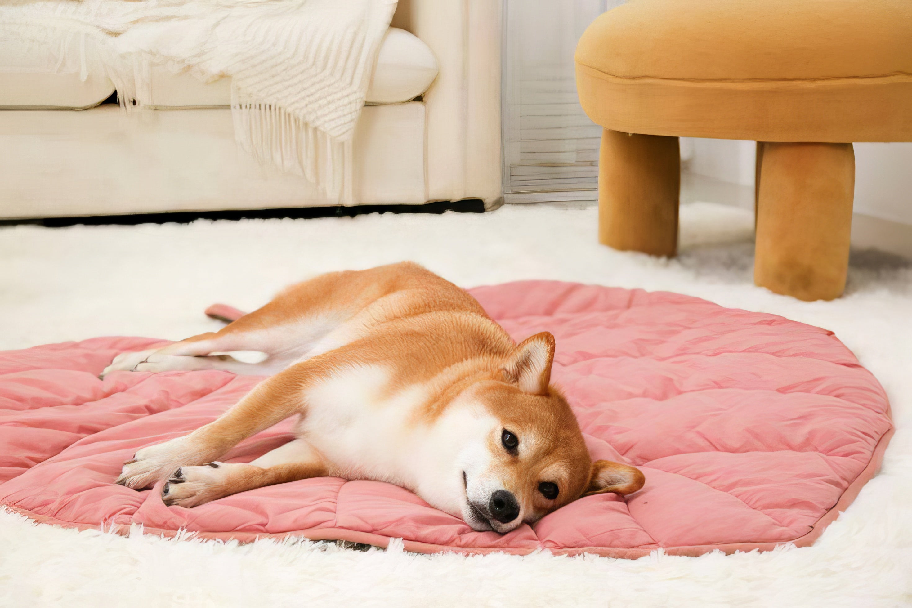 Calming Leaf Dog Bed